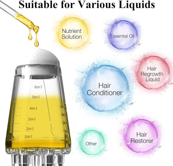 Scalp Root Hair Oil Applicator – Mini Massage Comb for Hair Growth & Oil Control