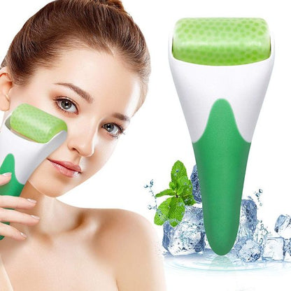 Marzahar Ice Roller – Face & Eye Puffiness Relief | Cool Gel Massager for Skin Tightening & Wrinkle Reduction (Random Color)