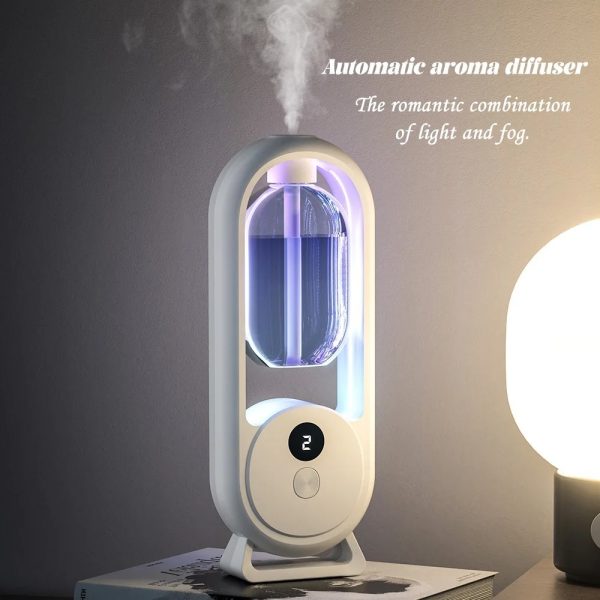 Rechargeable 5-Mode Aromatic Diffuser – 50ml Essential Oil Air Freshener for Home, Bedroom & Bathroom