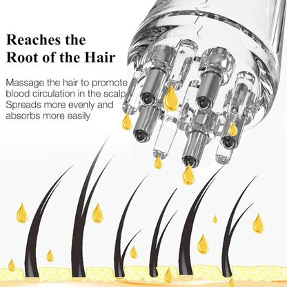 Scalp Root Hair Oil Applicator – Mini Massage Comb for Hair Growth & Oil Control